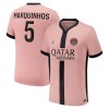 Maglia ufficiale Paris Saint Germain Marquinhos 5 Alternativa 2024-25 per Uomo